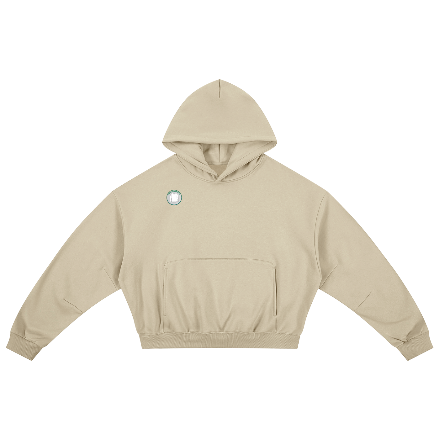 Essential Boxy Darted Sleeve Hoodie