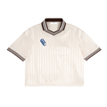 Contrast Stripes Polo Collar T-Shirt